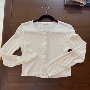 Reformation Button-Up Pointelle